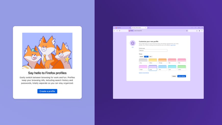 划分工作 / 娱乐数字身份:火狐 Firefox 144 浏览器将引入多账号管理功能