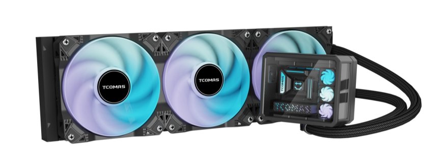 钛钽 TCOMAS“嵌套海景房”微景观 AIO 水冷 LA300 上架,499 元