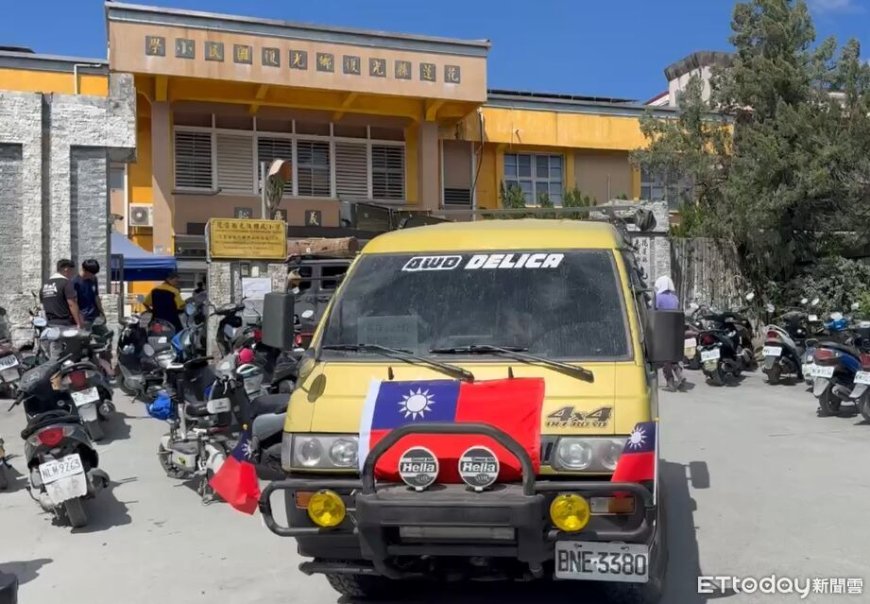 國慶日光復不缺席！志工車隊播國歌　繞行市區喊：大家都是超人