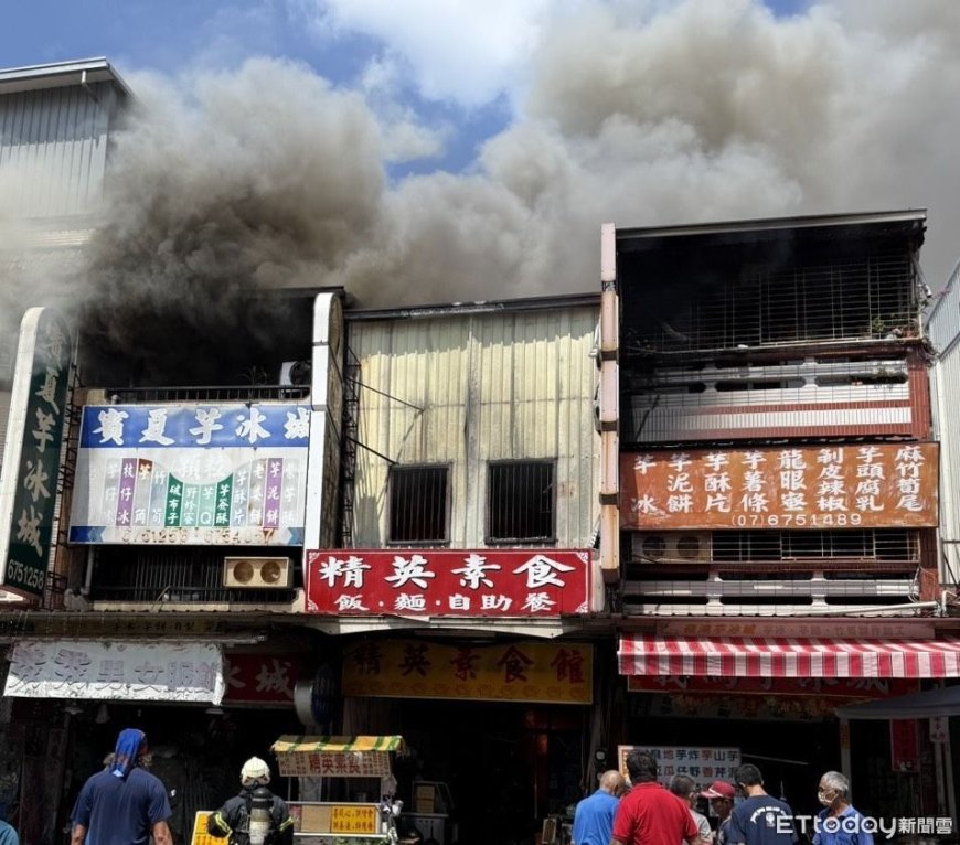 高雄國慶連假首日2火警！甲仙民宅黑煙狂竄　便當店闆娘受傷送醫