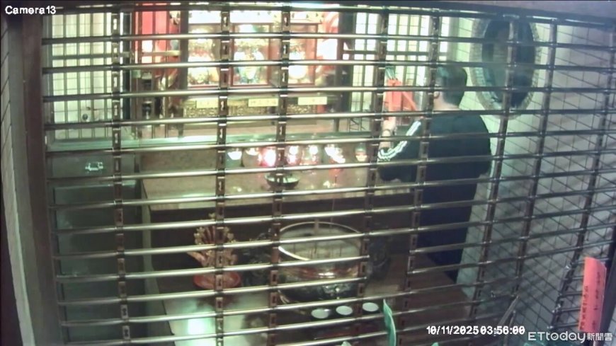 台中男「超巨油壓剪」偷土地公4面金牌價值19萬　躲摩鐵被逮