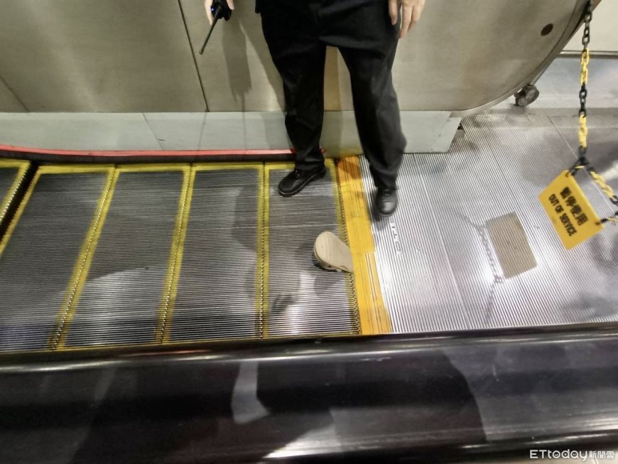 快訊／洞洞鞋惹禍！捷運新埔站手扶梯突故障　多人跌倒受傷