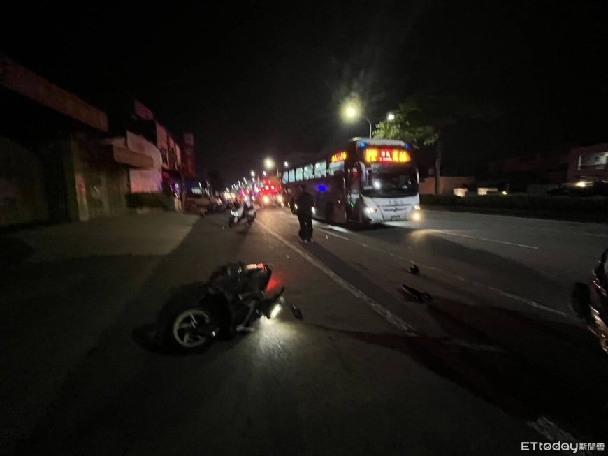 疑分心釀禍！彰化雙載機車撞轎車再撞公車　17歲女乘客傷重不治
