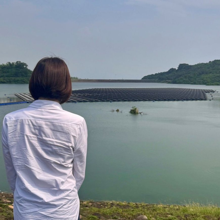 鳳山水庫「蓋滿光電板」挨轟破壞生態　經部：面積僅佔2%