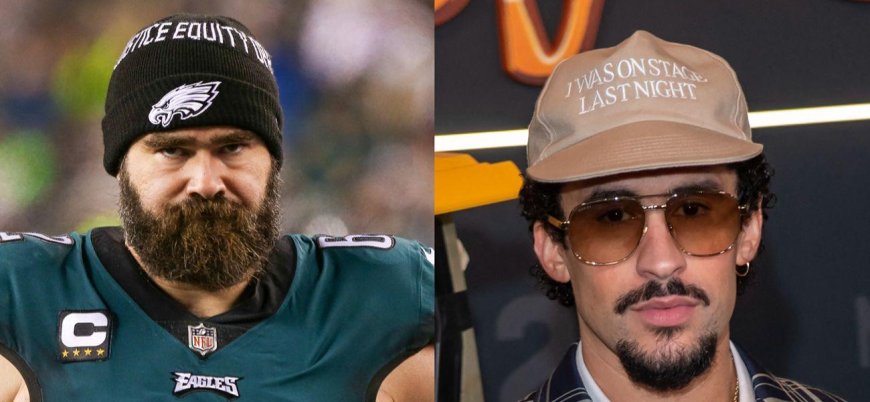 Jason Kelce Addresses 'Fake' Comments About Bad Bunny Being 'A Bad Fit For Super Bowl'
