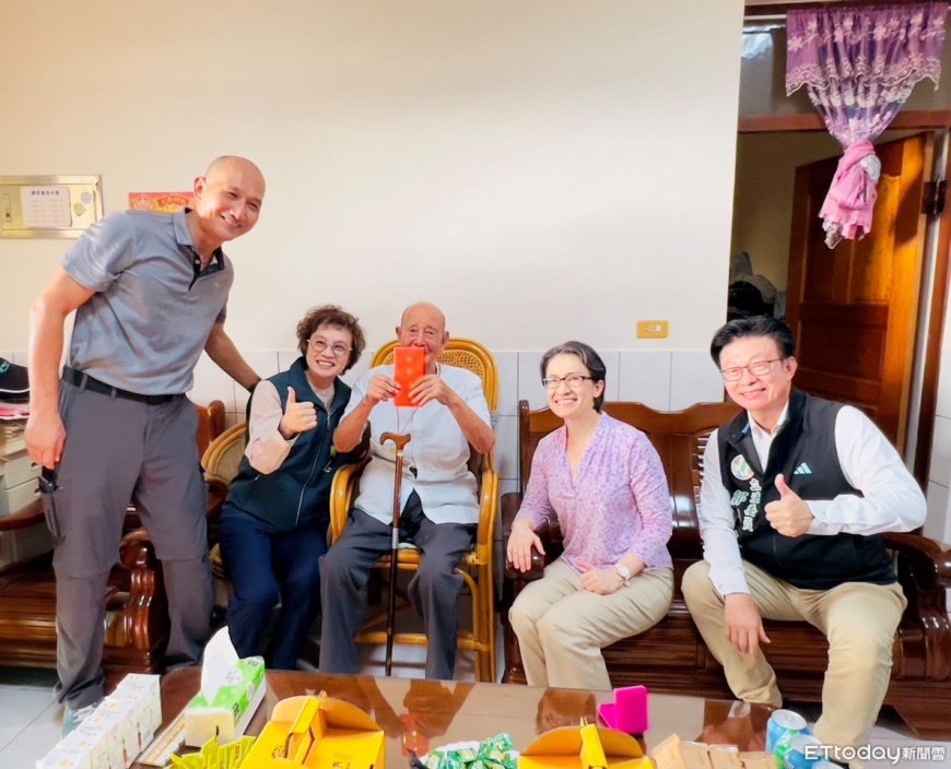 蕭美琴副總統親訪台南兩位百歲人瑞　祝賀重陽佳節福壽綿延