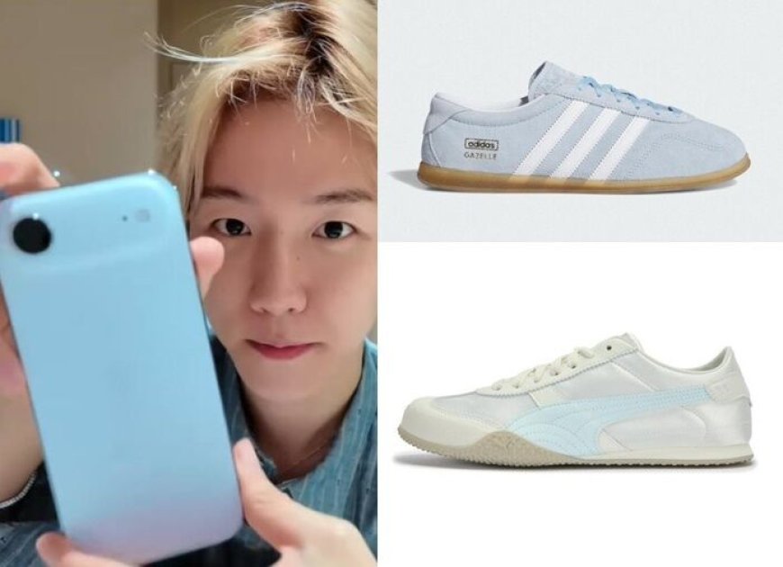 EXO伯賢最愛iPhone 17 Air天空藍！同色系球鞋不用搶　adidas、PUMA好入手