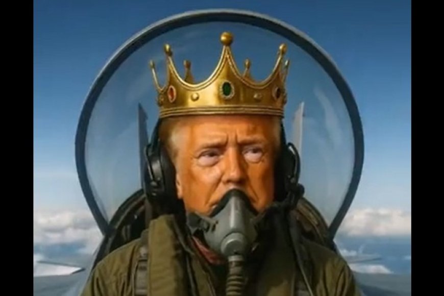 Donald Trump Posts Bizarre AI Video of Himself in a ‘King Trump’ Fighter Jet Dropping Streams of Brown Liquid on NYC Protestors
