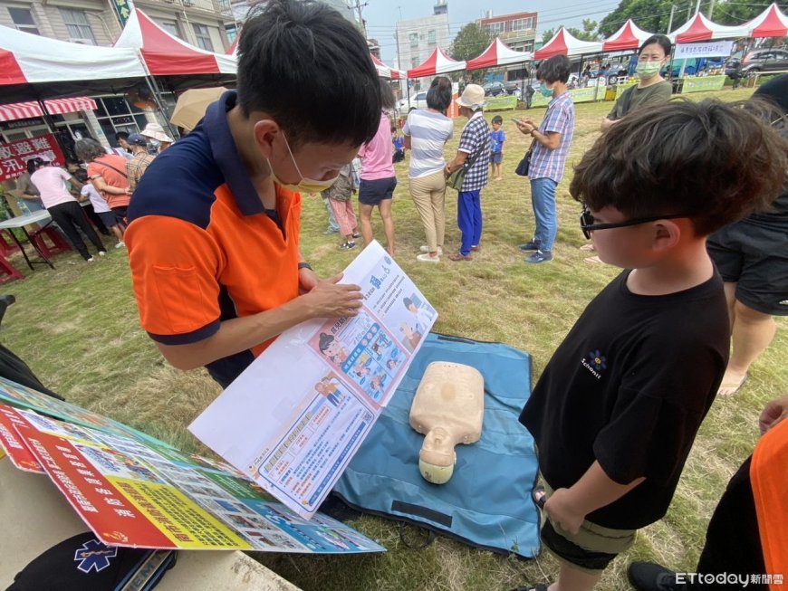 下營產業文化節登場！　農產展售人潮爆滿消防隊到場宣導防災