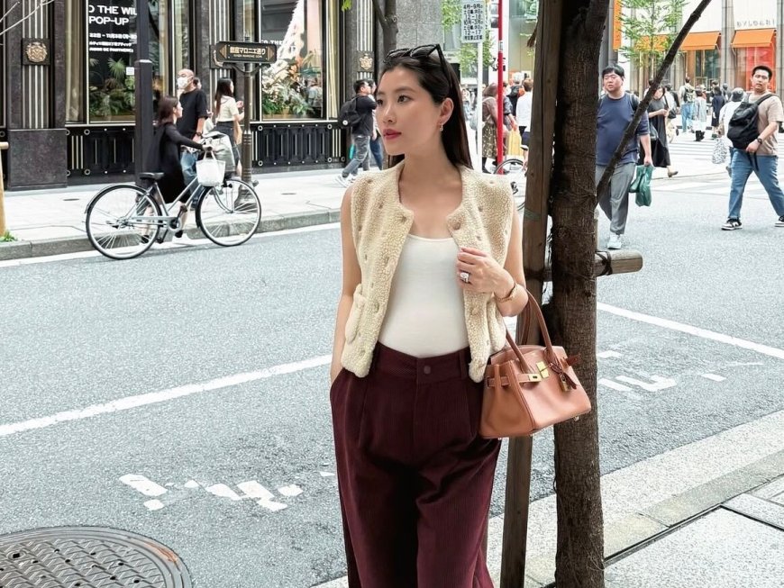 大馬最美千金當時尚孕媽咪　拎愛馬仕柏金包變奏款遊日