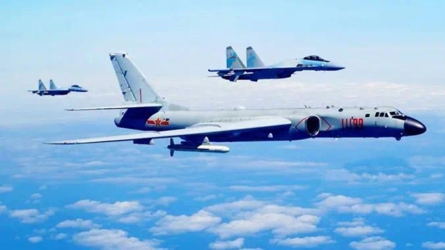 轰-6K抵近台岛12公里，赖清德喊话蓝营联手，郑丽文没让大陆失望