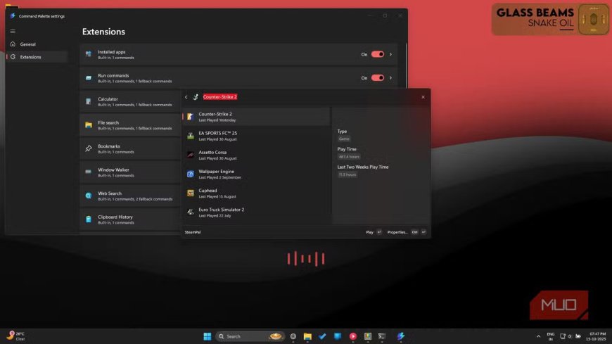 微软最强 Win11“外挂”:PowerToys 命令面板主打“快、准、无广告”,让原生搜索黯然失色
