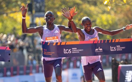 New York City Marathon men's race features photo finish