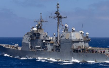 美媒：美“葛底斯堡”号导弹巡洋舰抵达加勒比海地区