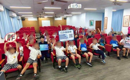 寶桑警走入校園宣導交通與防詐　守護學童安全學習環境