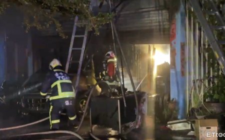 倒車撞民宅「堵死逃生路」！台中縱火1死1傷　疑租賃糾紛釀殺機