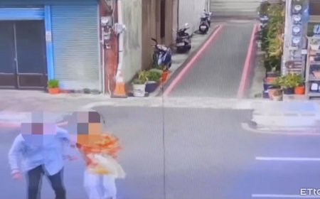 撞擊畫面曝光！新竹老夫妻過馬路　遭酒駕特斯拉撞飛雙亡