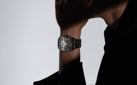 HUBLOT百萬陀飛輪錶建築感強烈　搭首款方形與長方形橋板結構構芯