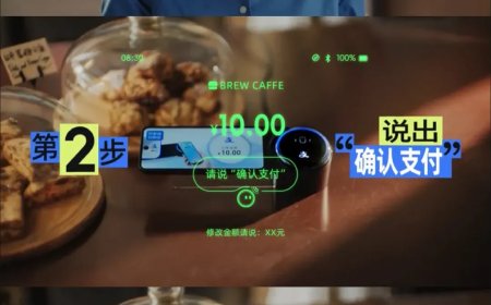 支持看“支付宝碰一下”设备付款，Rokid 乐奇眼镜支付宝“看一下支付”功能升级