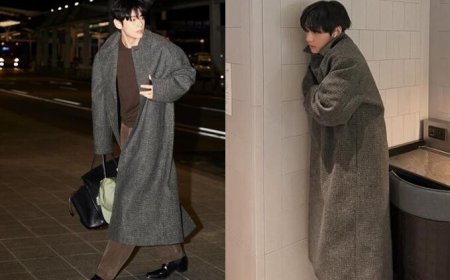 BTS V一身美拉德色系從從容容亮相　優雅風格同款單品一次看