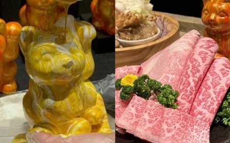 Extension 1 by 橘色壽喜燒和牛套餐必須吃　還能打造專屬「流體招財貓」