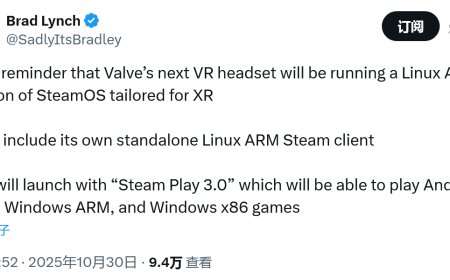 Valve 未来 VR 头显被曝搭载定制 Arm XR 版 SteamOS，转译支持 x86 游戏