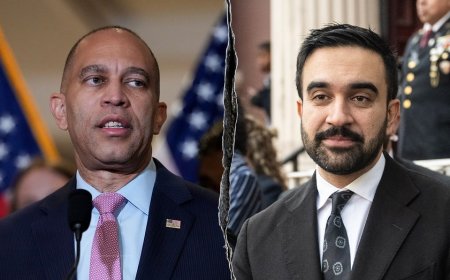 Hakeem Jeffries dodges question on whether Mamdani is future of Democratic Party