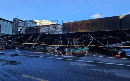 桃園南門市場大火！攤商損失百萬魚貨　在地人：生活重心突然沒了