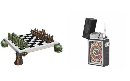 大理石棋盤組215萬！　S.T.Dupont打火機還能轉輪盤超有趣