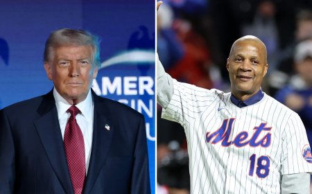 President Trump Pardons Former New York Mets Star Darryl Strawberry