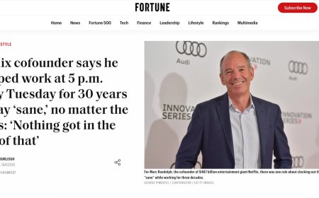 坚持 30 年，Netflix 联创马克・兰道夫每周二下午 5 点停止工作以保持“理智”