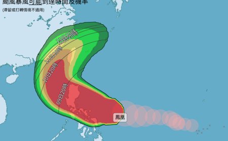 鳳凰AI預測都指向台灣　粉專曝2重點要觀察：攸關起風時間風雨大小