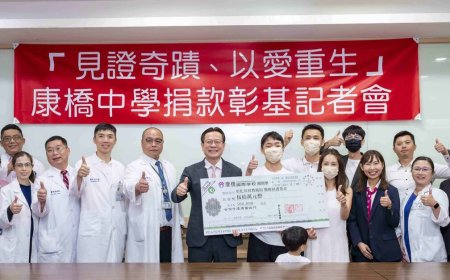 康橋單車環島重傷！彰基搶救奇蹟康復　家屬學校合捐救護車