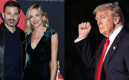 How Jimmy Kimmel's Wife Navigates the 'Strain' of 'Fighting' Donald Trump