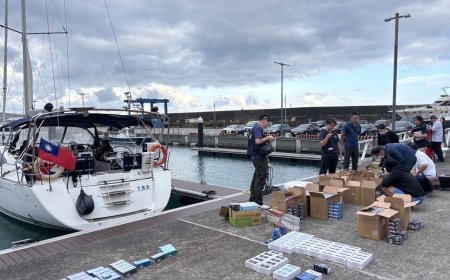 遊艇走私上千包加熱菸！石垣島返烏石漁港遭查獲　2人送辦