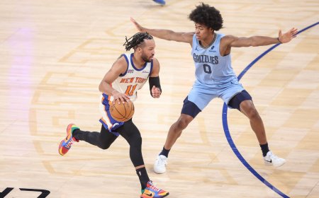 尼克連續5場大勝！布朗森締造歷史　32分10助攻輕取灰熊