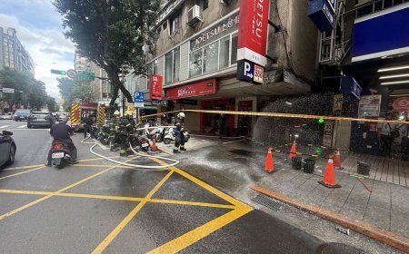 快訊／林森北路瀰漫瓦斯味！新工處挖破管線...警消急衝現場