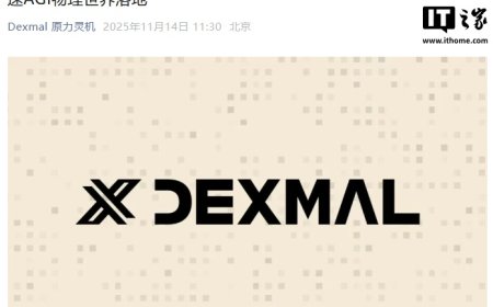 具身智能公司 Dexmal 原力灵机融资近 10 亿元，阿里巴巴、蔚来资本分别领投