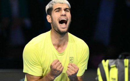 阿尔卡拉斯在ATP年终总决赛中锁定年终世界排名第一