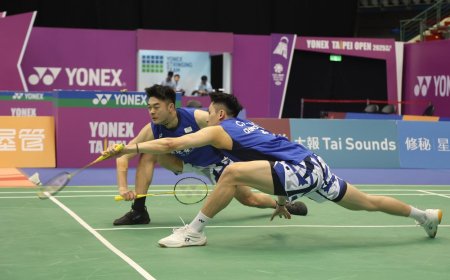 麟榤配挺進熊本大師賽男雙4強　明對決世界第1強敵