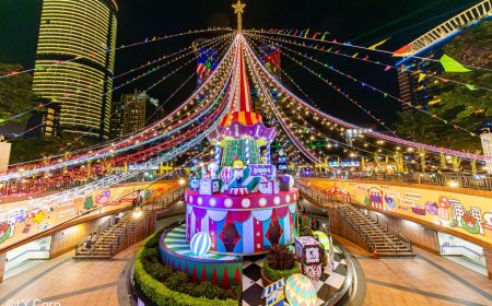 2025新北歡樂耶誕城華麗登場！LINE FRIENDS ＆ minini打造史上最大「馬戲嘉年華」四大燈區一次看