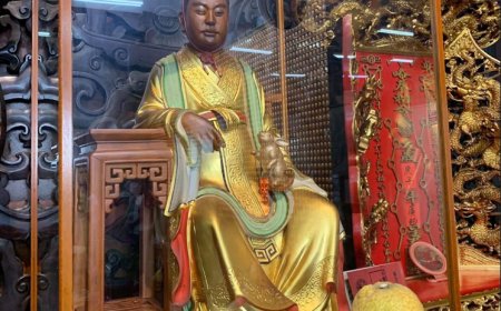 人間國寶陳啓村木雕《卯兔星君》被偷了　廟方怒：天理不容