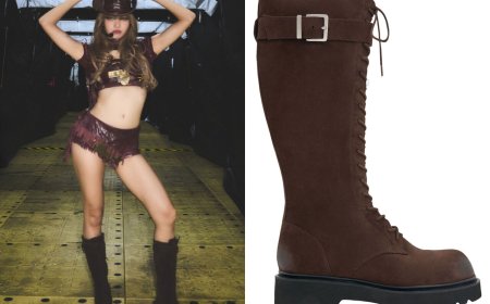 Lisa化身火辣牛仔女郎！搭小CK「平價深棕長靴」加持出逆天長腿比例