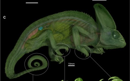 科学家破解变色龙两千年来 360° 视野秘密：“独立转动双眼”螺旋状视神经是关键