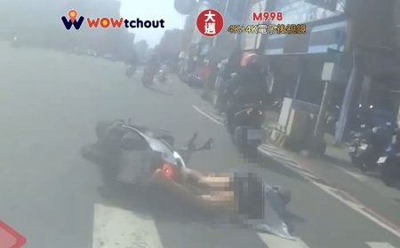 轎車向右鬼切肇逃！短裙女騎士慘摔「頭著地」　重傷進ICU搶命