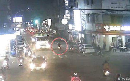 台南婦穿越馬路倒垃圾　遭電動車撞上「騎士噴飛」雙雙送醫