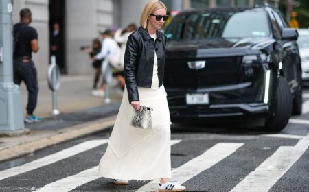 The Most Stylish Women Are Wearing Winter Dresses With White Sneakers