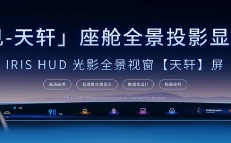 从 A 柱到 A 柱：天马发布 49.6 英寸车载全景沉浸天轩屏，还有能变弯的中控屏