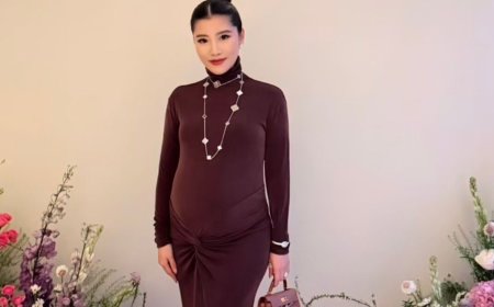 大馬最美千金孕婦裝舊衣新穿　百萬珠寶配漂亮妝容更出色