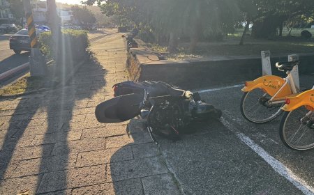 自摔畫面曝！屏東20歲超商店員騎車上班　衝上人行道噴滾數圈亡